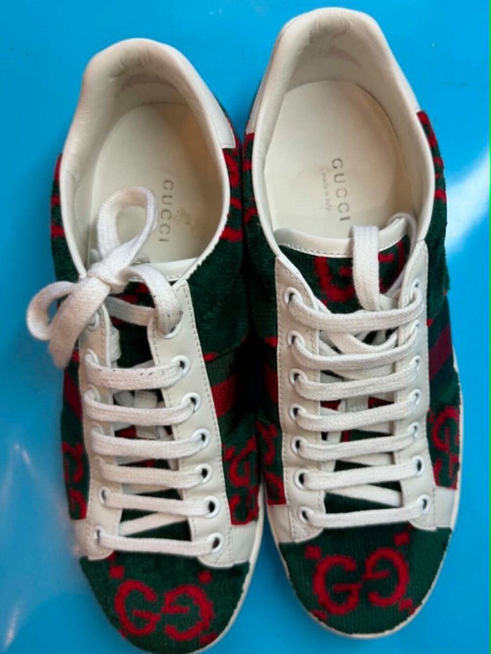 Gucci Velvet sneakers